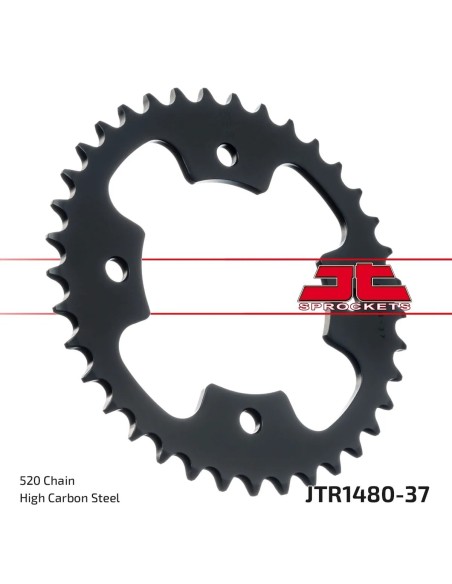 corona moto jt sprockets de acero de 37 dientes jtr1480 37