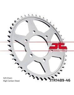 corona moto jt sprockets de acero de 46 dientes jtr1489 46