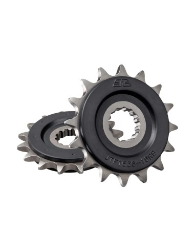 pinon de moto jt sprockets con goma 16 dientes p 520 jtf1536 16rb