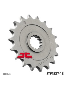 pinon de moto jt sprockets acero 18 dientes p 525 jtf1537 18