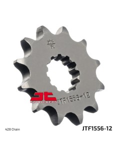 pinon de moto jt sprockets acero 12 dientes p 428 jtf1556 12
