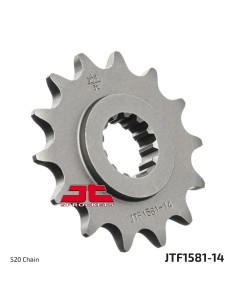 pinon de moto jt sprockets acero 14 dientes p 520 jtf1581 14