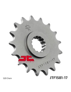 pinon de moto jt sprockets acero 17 dientes p 520 jtf1581 17