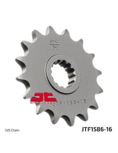 pinon de moto jt sprockets acero 16 dientes p 525 jtf1586 16