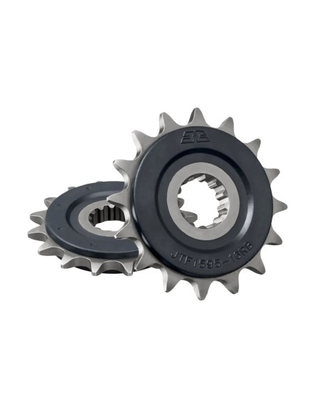 pinon de moto jt sprockets con goma 16 dientes p 520 jtf1595 16rb