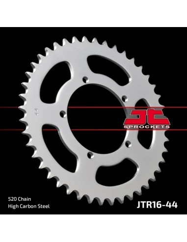 corona moto jt sprockets de acero de 44 dientes jtr16 44