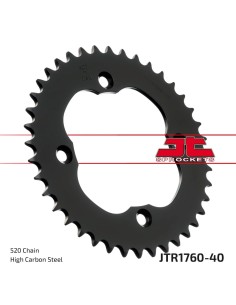 corona moto jt sprockets de acero de 40 dientes jtr1760 40