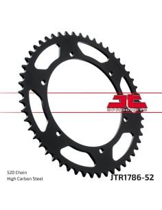 corona moto jt sprockets de acero de 52 dientes jtr1786 52