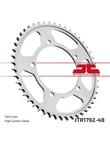 corona moto jt sprockets de acero de 48 dientes jtr1792 48