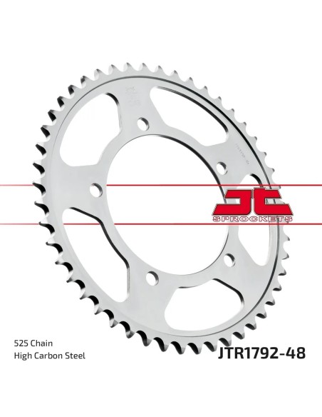 corona moto jt sprockets de acero de 48 dientes jtr1792 48