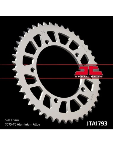 corona moto jt sprockets de acero de 47 dientes 179347aljts