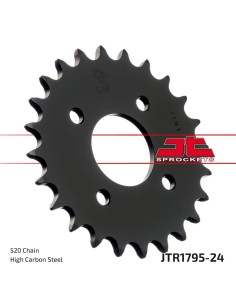 corona moto jt sprockets de acero de 24 dientes jtr1795 24