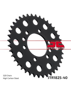 corona moto jt sprockets de acero de 40 dientes jtr1825 40