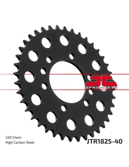 corona moto jt sprockets de acero de 40 dientes jtr1825 40