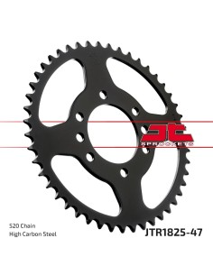 corona moto jt sprockets de acero de 47 dientes jtr1825 47