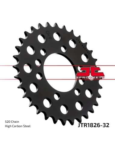 corona moto jt sprockets de acero de 32 dientes jtr1826 32