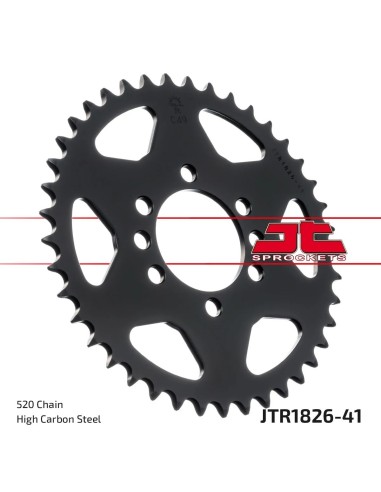 corona moto jt sprockets de acero de 41 dientes jtr1826 41