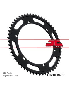 corona moto jt sprockets de acero de 56 dientes jtr1839 56