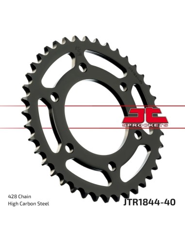 corona moto jt sprockets de acero de 40 dientes jtr1844 40