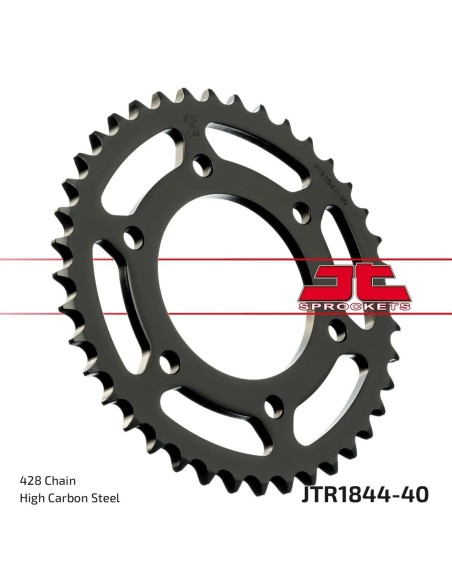 corona moto jt sprockets de acero de 40 dientes jtr1844 40