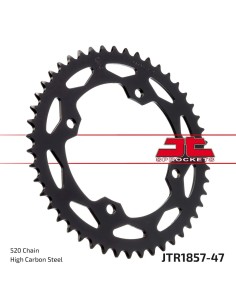 corona moto jt sprockets de acero de 47 dientes jtr1857 47
