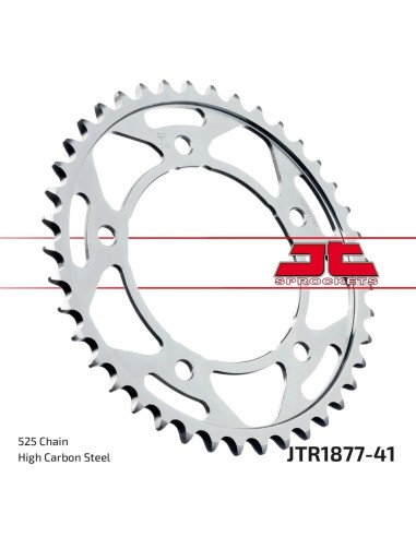 corona moto jt sprockets de acero de 41 dientes jtr1877 41
