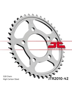 corona moto jt sprockets de acero de 42 dientes jtr2010 42