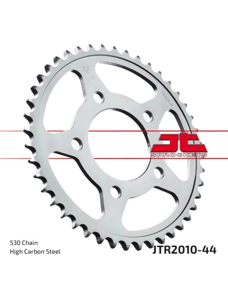 corona moto jt sprockets de acero de 44 dientes jtr2010 44