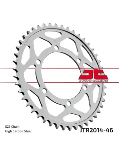 corona moto jt sprockets de acero de 46 dientes jtr2014 46