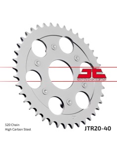 corona moto jt sprockets de acero de 40 dientes jtr20 40