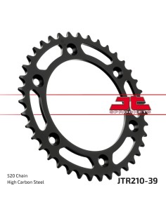 corona moto jt sprockets de acero de 39 dientes jtr210 39
