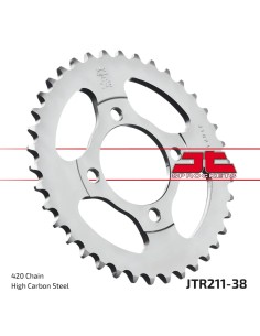 corona moto jt sprockets de acero de 38 dientes jtr211 38