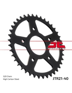 corona moto jt sprockets de acero de 40 dientes jtr21 40