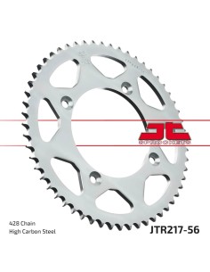 corona moto jt sprockets de acero de 56 dientes jtr217 56