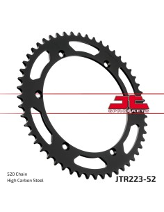 corona moto jt sprockets de acero de 52 dientes jtr223 52