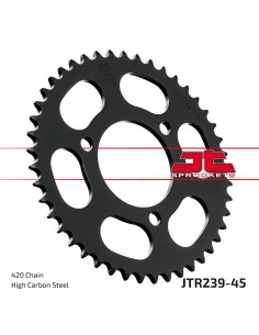corona moto jt sprockets de acero de 45 dientes jtr239 45