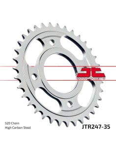 corona moto jt sprockets de acero de 35 dientes jtr247 35