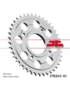 corona moto jt sprockets de acero de 41 dientes jtr247 41