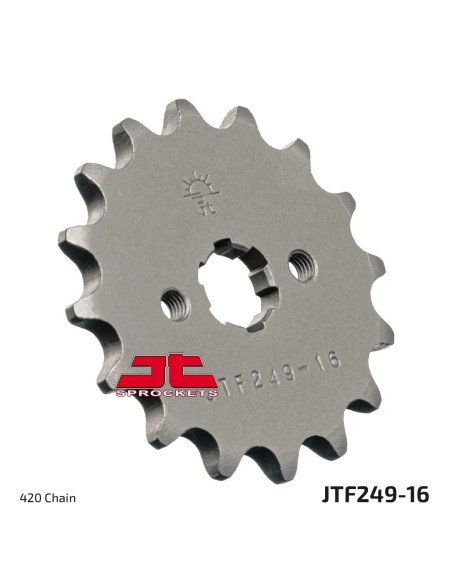 pinon moto jt sprockets acero 16 dientes jtf249 16