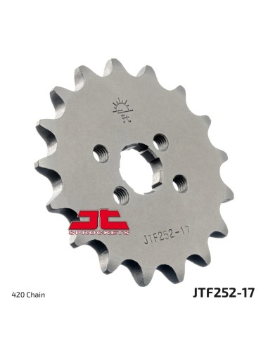 pinon moto jt sprockets acero 17 dientes jtf252 17