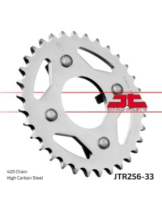 corona moto jt sprockets de acero de 33 dientes jtr256 33