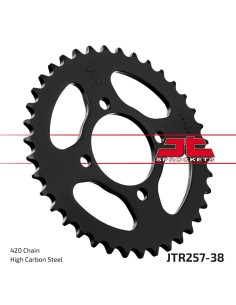 corona moto jt sprockets de acero de 38 dientes jtr257 38
