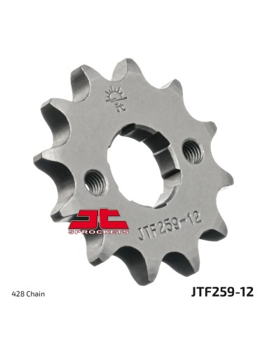 pinon moto jt sprockets acero 12 dientes jtf259 12