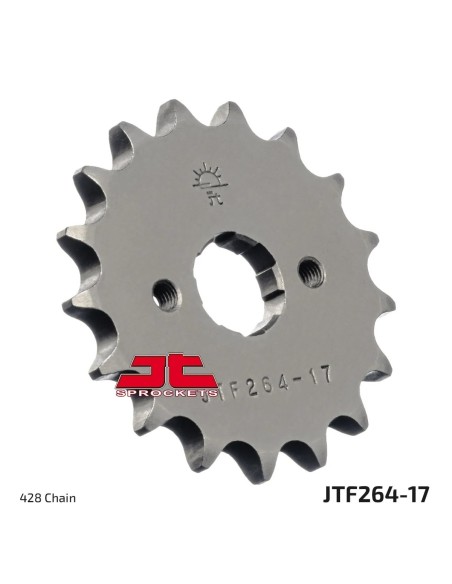 pinon moto jt sprockets acero 17 dientes jtf264 17
