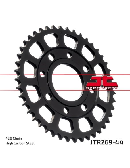 corona moto jt sprockets de acero de 44 dientes jtr269 44