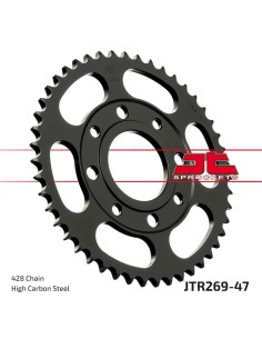 corona moto jt sprockets de acero de 47 dientes jtr269 47