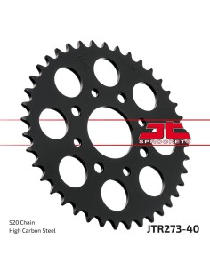 corona moto jt sprockets de acero de 40 dientes jtr273 40
