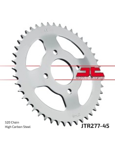 corona moto jt sprockets de acero de 45 dientes jtr277 45