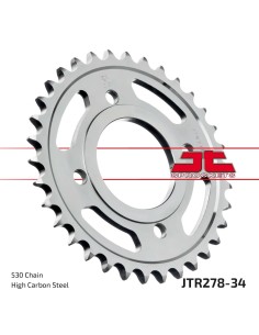 corona moto jt sprockets de acero de 34 dientes jtr278 34