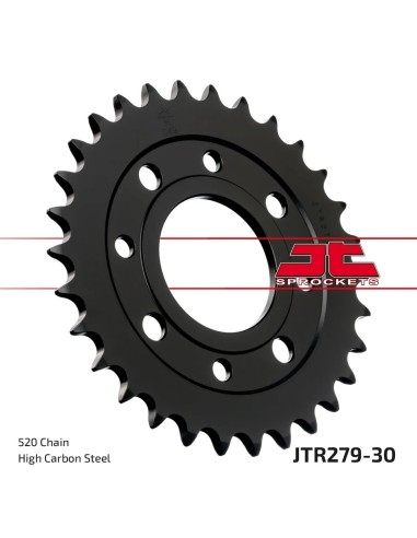 corona moto jt sprockets de acero de 30 dientes jtr279 30